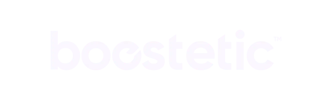 Boostetic Logo - White